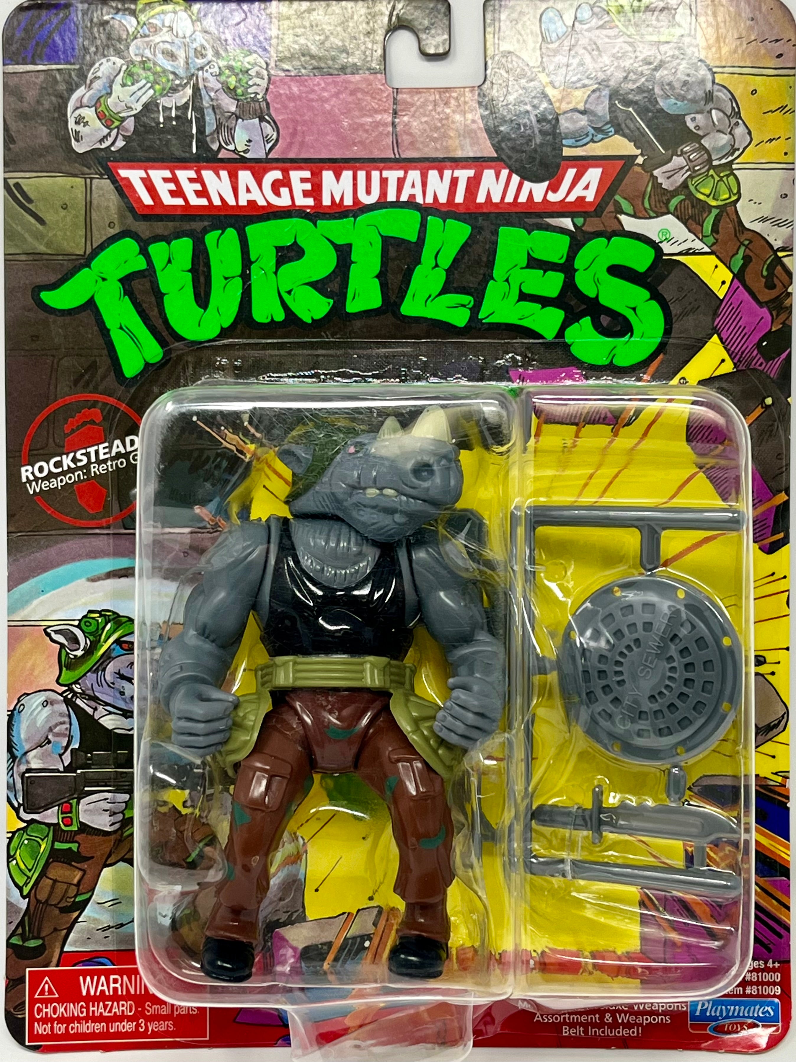 Teenage Mutant Ninja Turtles Rocksteady Classic Retro – Toy Wrangler