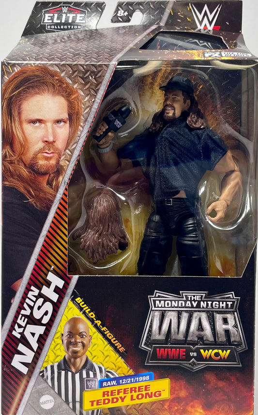 WWE Elite The Monday Night War Kevin Nash - Referee Teddy Long Build-A-Figure