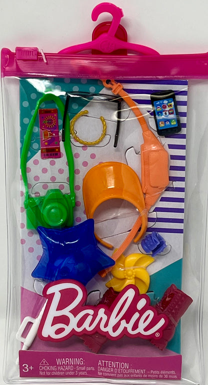 Barbie Fashion Cell Phone, Boots, Visor Camera, Shades And More Accessories Pack