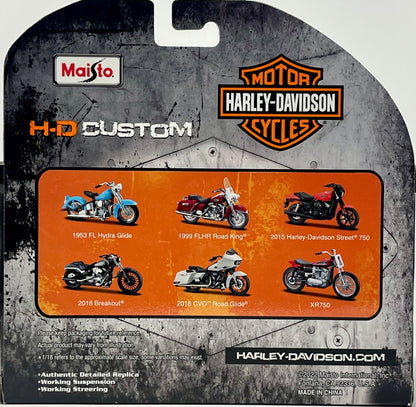 Maisto 2022 Harley-Davidson Red 1999 FLHR Road King Series 40 1:18 Scale