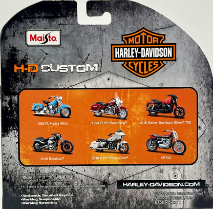 Maisto Harley-Davidson Motorcycle Gray 2018 CVO Road Glide 1:18 Series 40