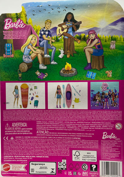 Barbie It Takes Two “Brooklyn” Camping Doll with Puppy & 10+ Accessories