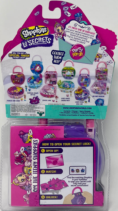 Shopkins Lil' Secrets Playset - Collectable Mini Playset with Secret with Shoppie and Shopkin Toy Inside- Genie Dlish Wish Café