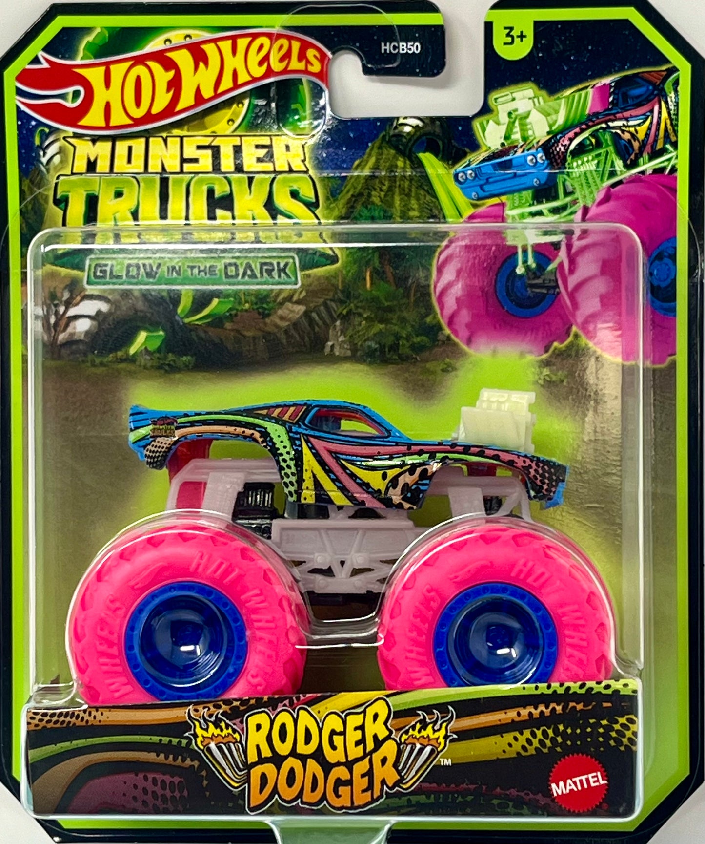 Rodger Dodger Hot Wheels Monster Trucks Glow In The Dark