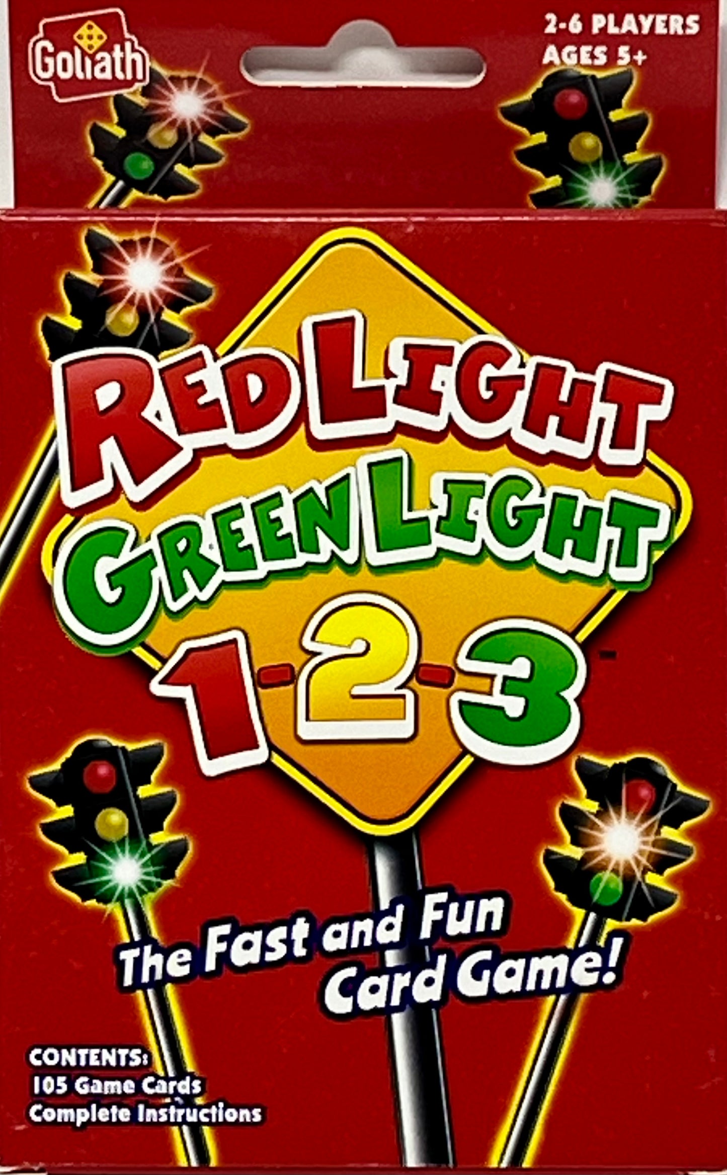 Red Light Green Light 1-2-3 Card Game 2-6 Players Age 5+