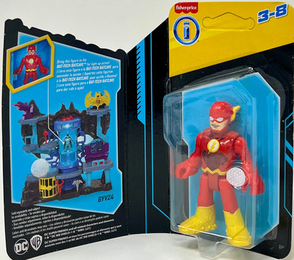 Imaginext Figure DC Super Friends THE FLASH FIGURE  #14 Light-Up Bat-Tech