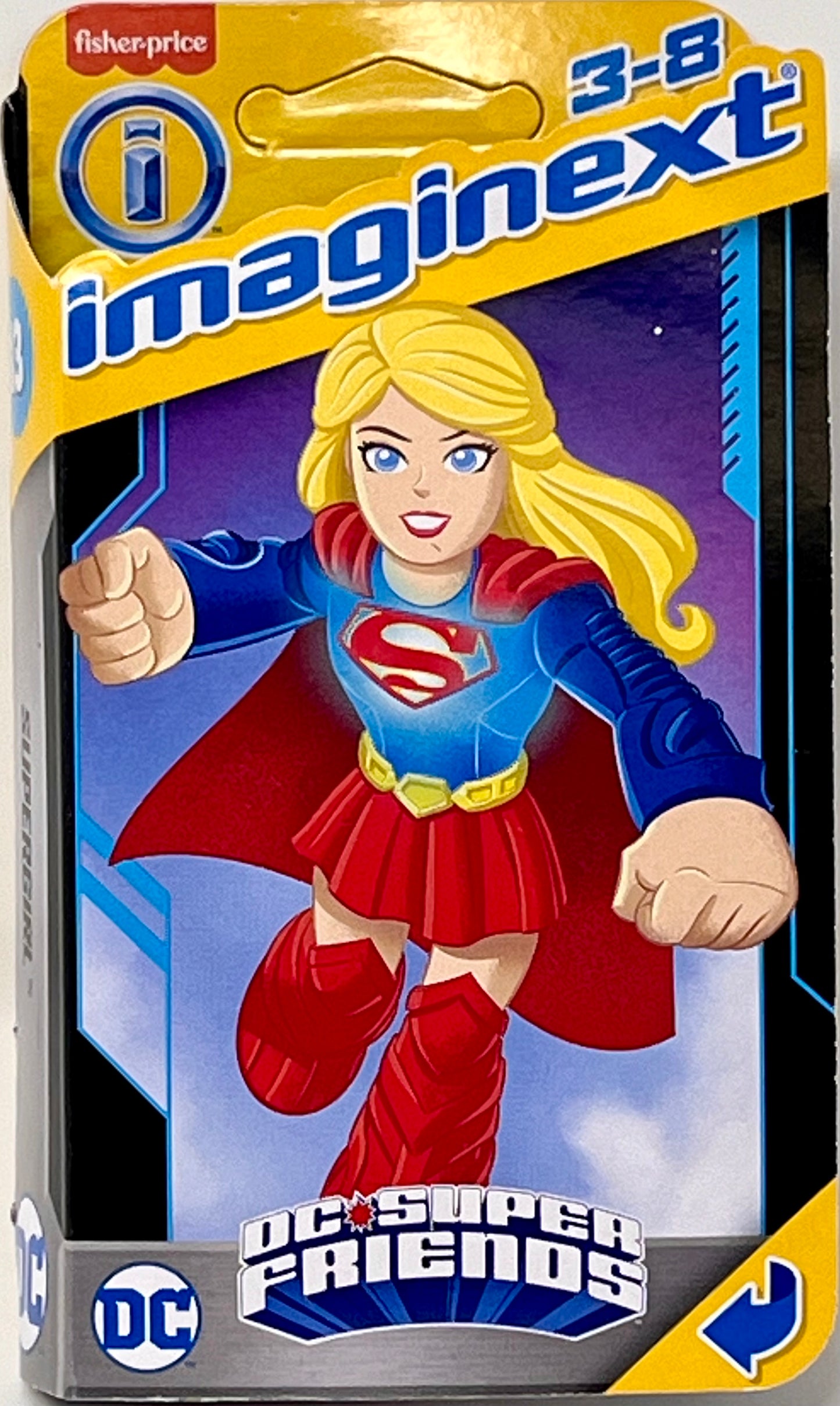 Imaginext Figure DC Super Friends Super Girl FIGURE  #13 Light-Up W/Bat-Tech