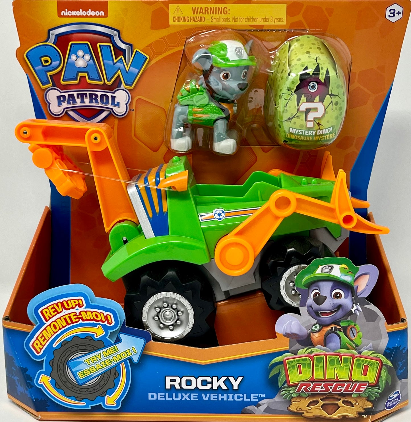 Nickelodeon Paw Patrol Rocky Deluxe Vehicle - Dino Rescue