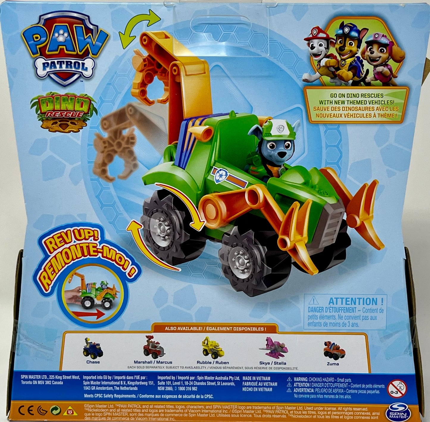 Nickelodeon Paw Patrol Rocky Deluxe Vehicle - Dino Rescue