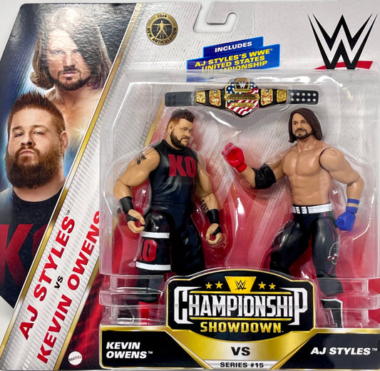 WWE AJ Styles vs. Kevin Owens Championship Showdown Series #15