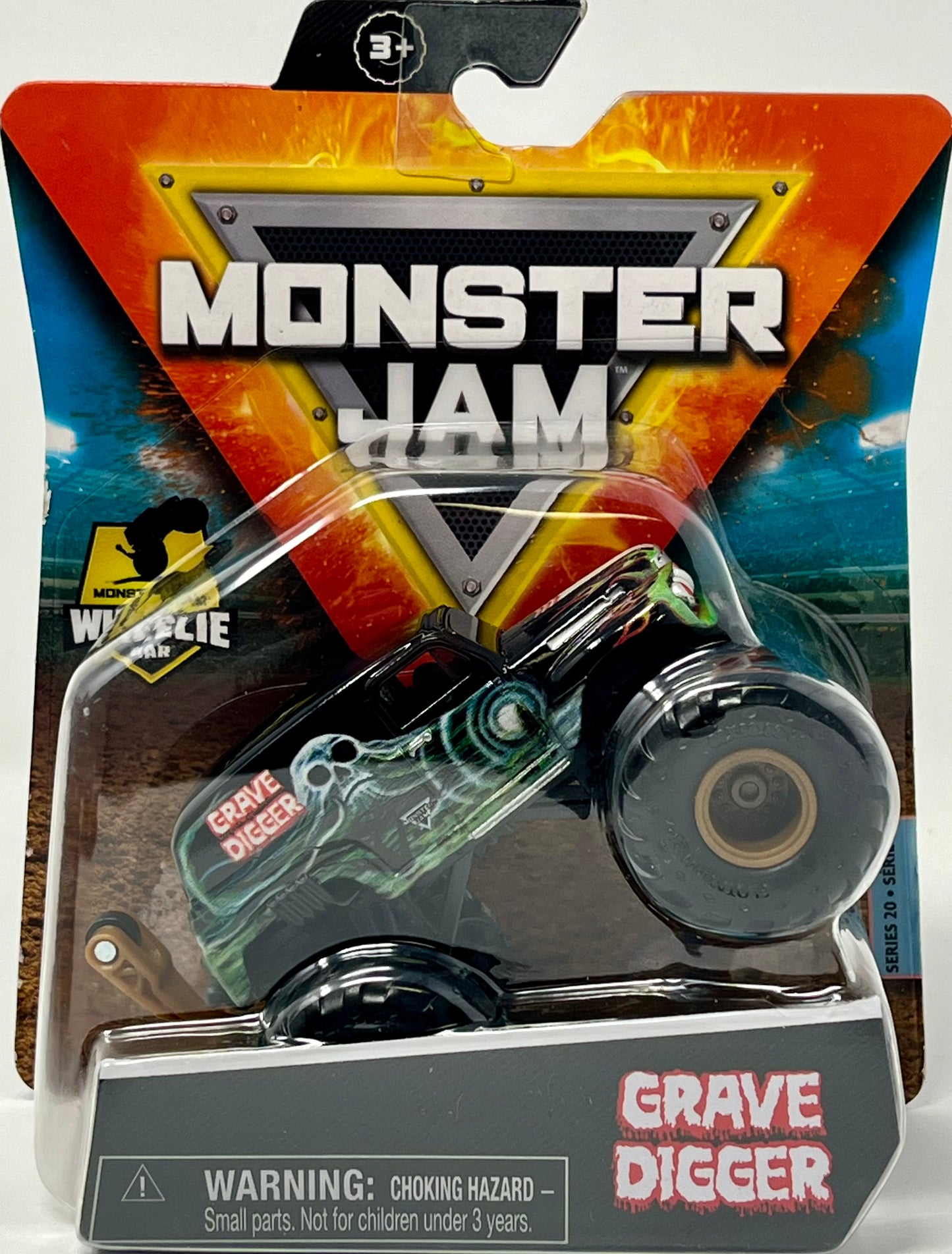 Monster Jam Authentic Grave Digger Series 20 Retro Rebels 1:64 Scale