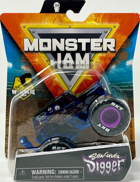 Monster Jam Son-Uva Digger Series 19 1:64 Show Time w/Poster