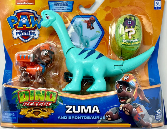 Nickelodeon Paw Patrol Zuma and Brontosaurus