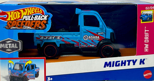 Hot Wheels Pull-Back Speeders Mighty K w/Opening Doors