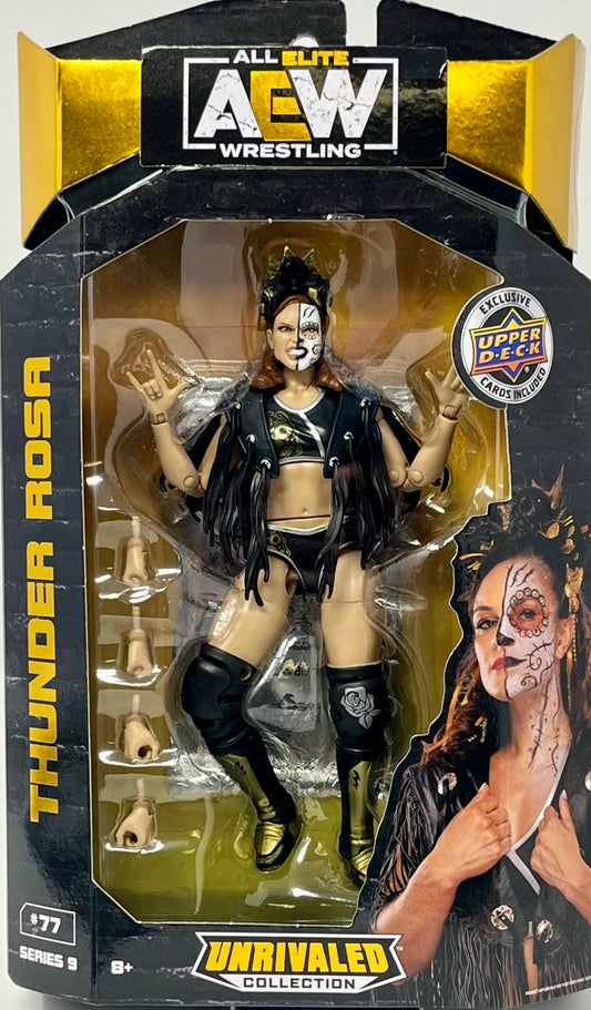 Thunder Rosa - AEW Unrivaled  Toy Wrestling Action Figure Jazwares