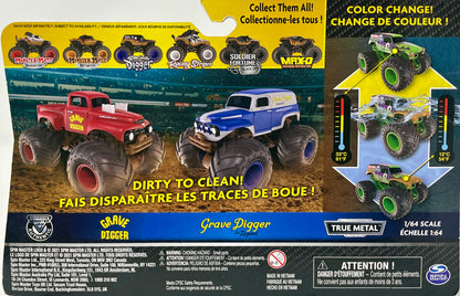 Monster Jam Color Change Grave Digger Monster Truck 2-Pack