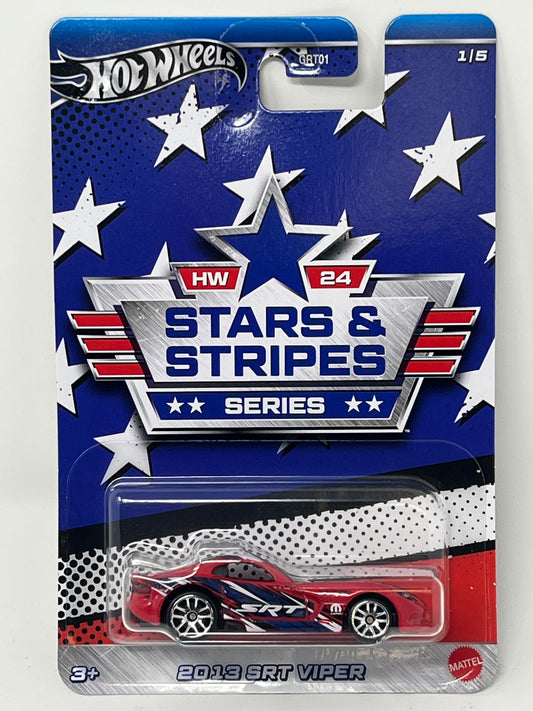 Hot Wheels Dodge Viper SRT Silver Series Stars & Stripes 1/5