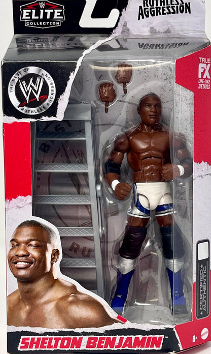 WWE ELITE Ruthless Aggression Shelton Benjamin With Ladder &  Hands