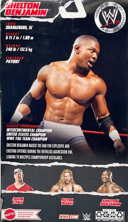 WWE ELITE Ruthless Aggression Shelton Benjamin With Ladder &  Hands