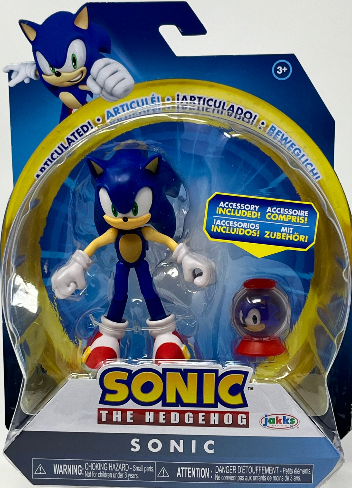 Sonic The Hedgehog JAKKS 4 inch Action Figure 1-UP Item