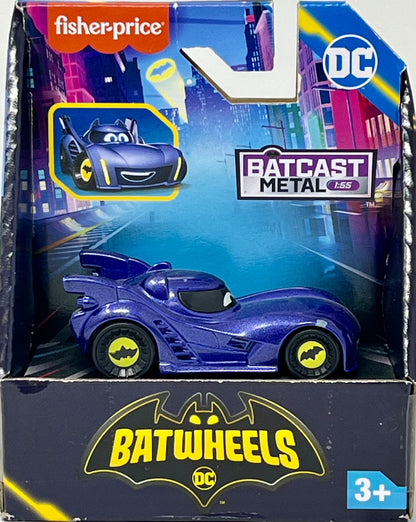 Fisher-Price Batwheels Batcast Metal Bam Batmobile 1:55 Diecast