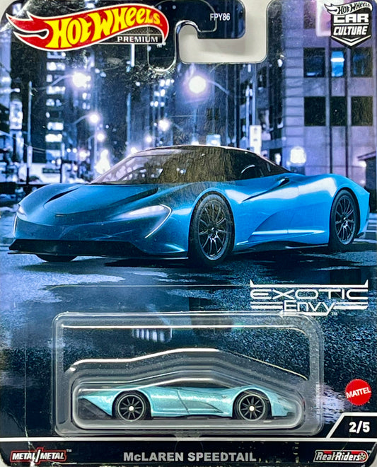 McLaren Speedtail Car Culture Speed Hot Wheels  Diecast 1:64