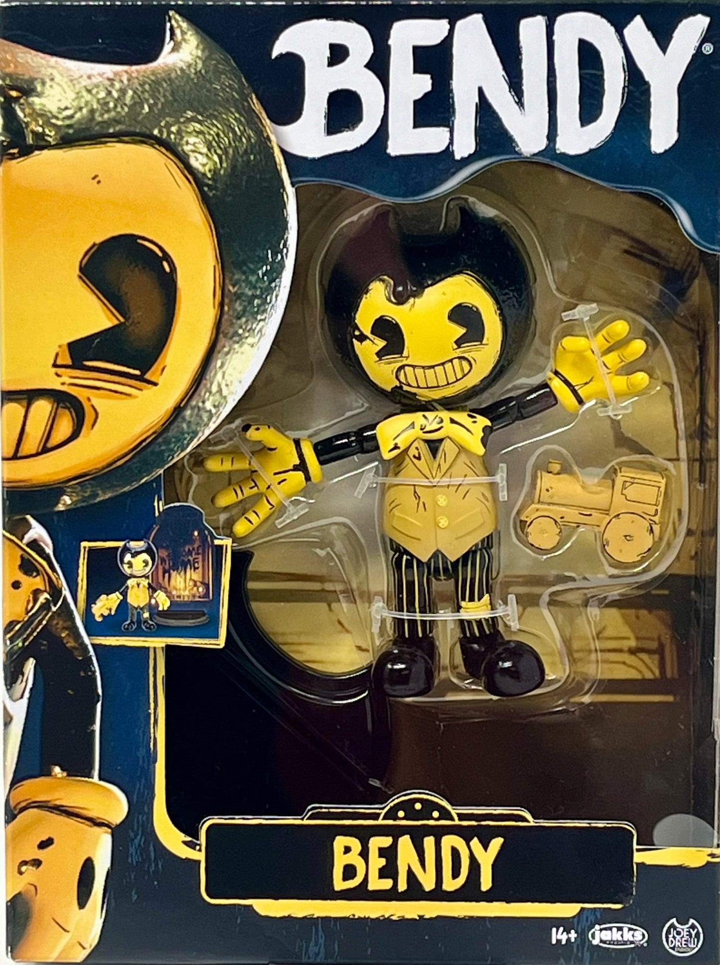 Jakks Pacific Bendy & The Ink Machine 5” Bendy with Train Action Figure