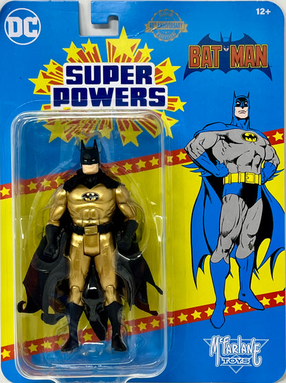 Super Powers Batman (Gold Variant) 5" Figure DC Collectibles Mcfarlane