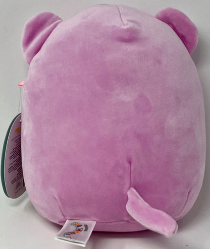 Squishmallows Official - 7.5” Zaya the Baby Pink Bear with Silver Ears Plush Toy