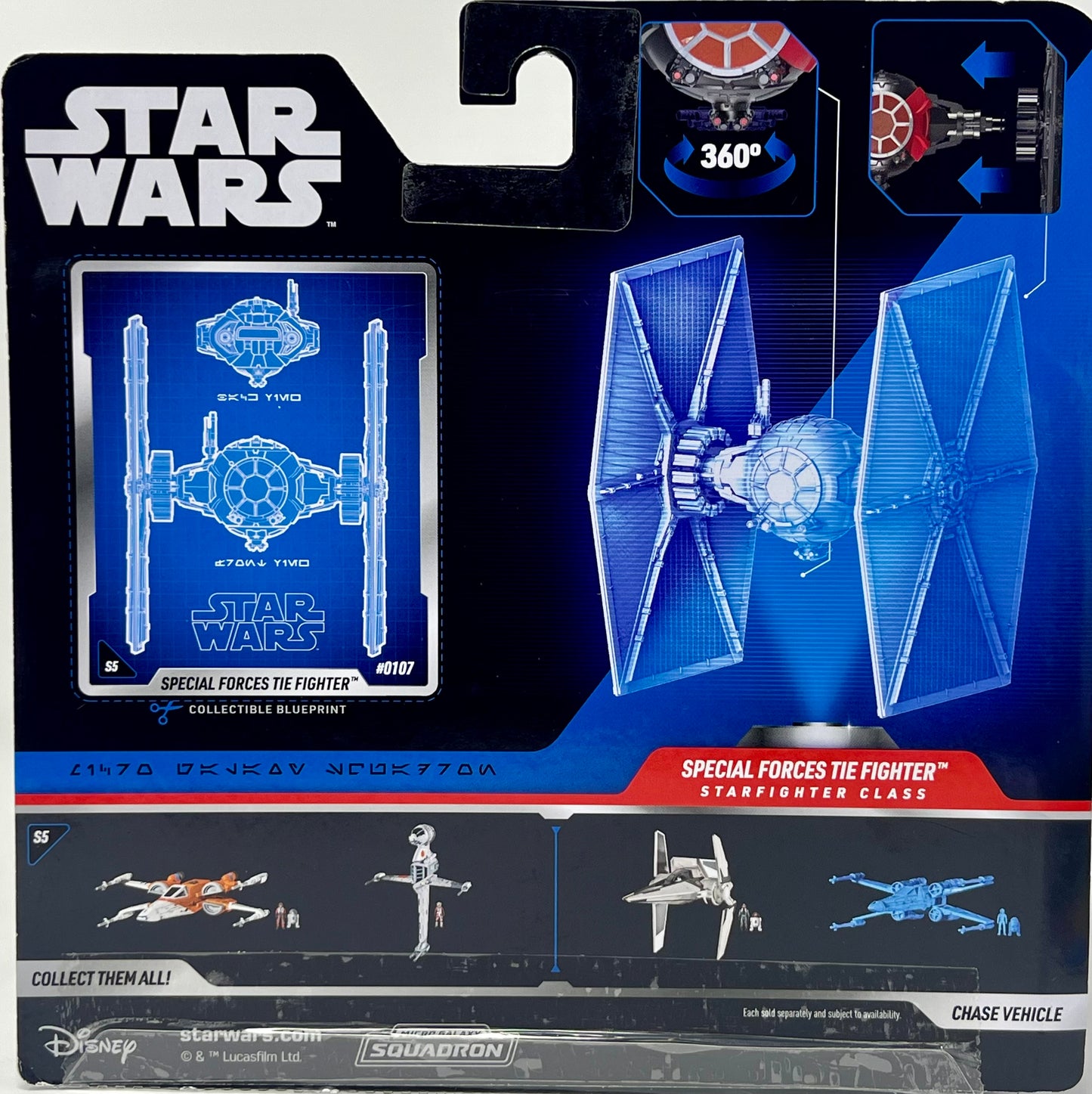 Star Wars Micro Galaxy Squadron #0107 Series 5 Special Forces Tie Fighter