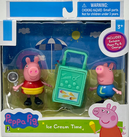 Peppa Pig Ice Cream Time Mini Figure Inc. George And Ice Cream