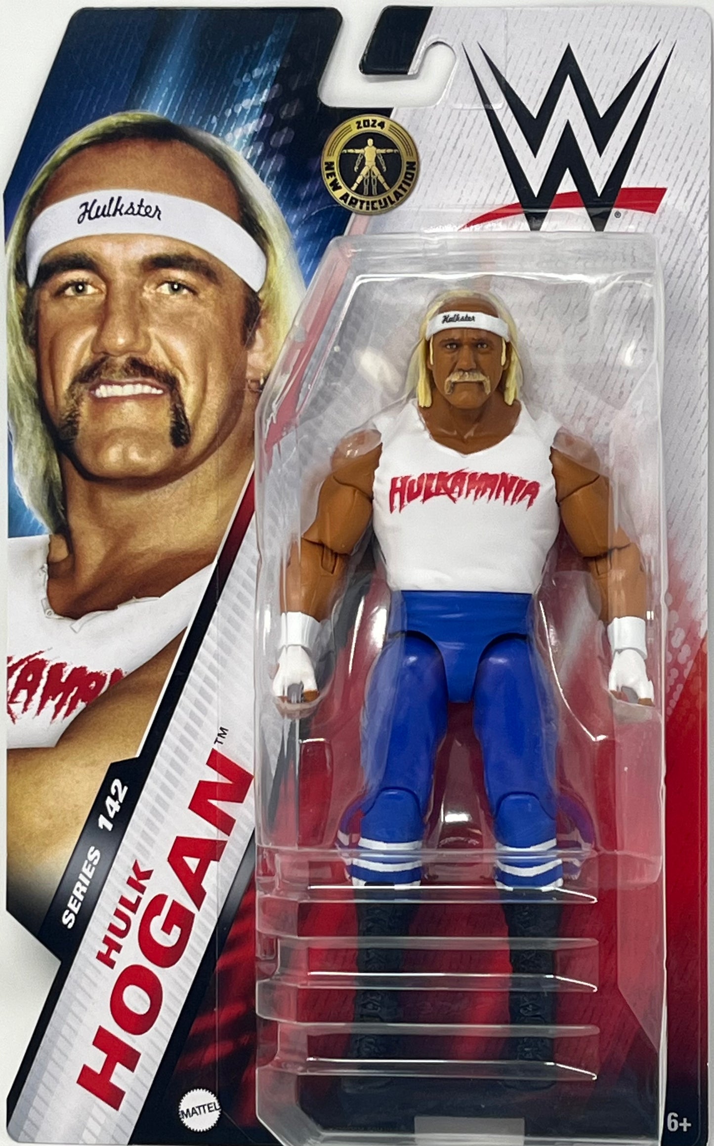 Mattel WWE Action Figure, 6-inch Collectible Hulk Hogan with 10 Articulation Points & Life-Like Look