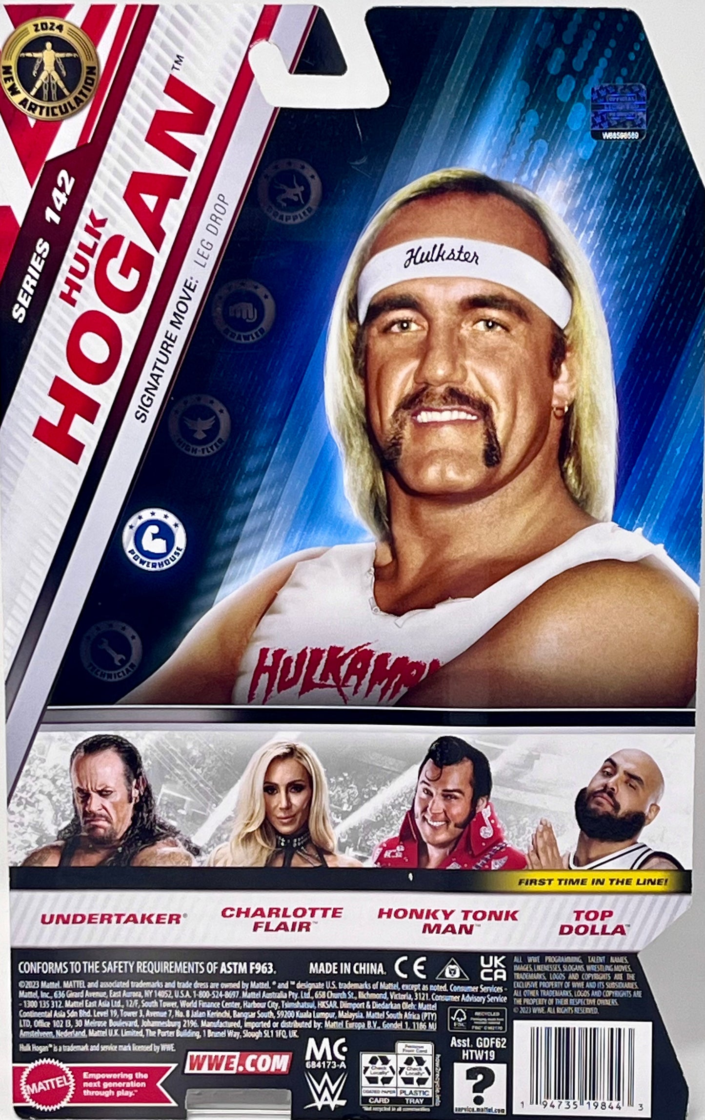 Mattel WWE Action Figure, 6-inch Collectible Hulk Hogan with 10 Articulation Points & Life-Like Look