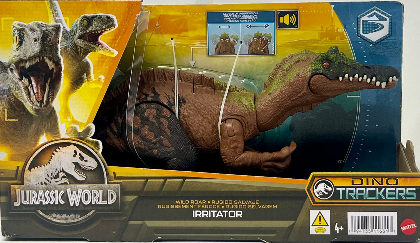 Jurassic World Irritator Dinosaur Toy Roar Sound & Attack Action Irritator Figure Mattel