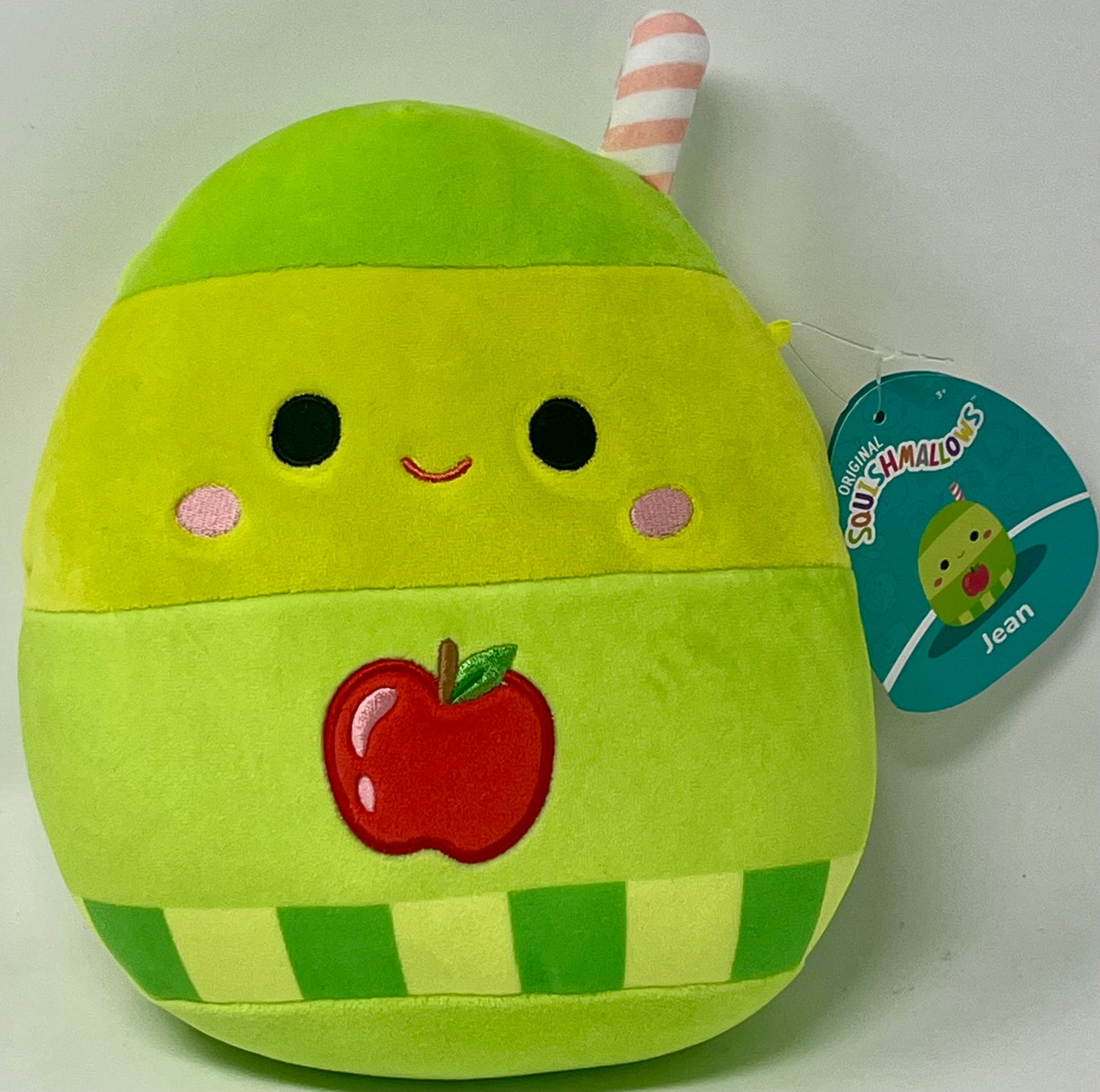 Squishmallows 7.5”  Jean the Apple Juice Box Plush Toy