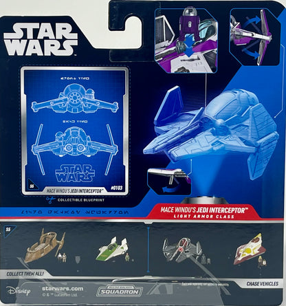 Star Wars Micro Galaxy Squadron Series 5 Mace Windu's Jedi Interceptor #0103