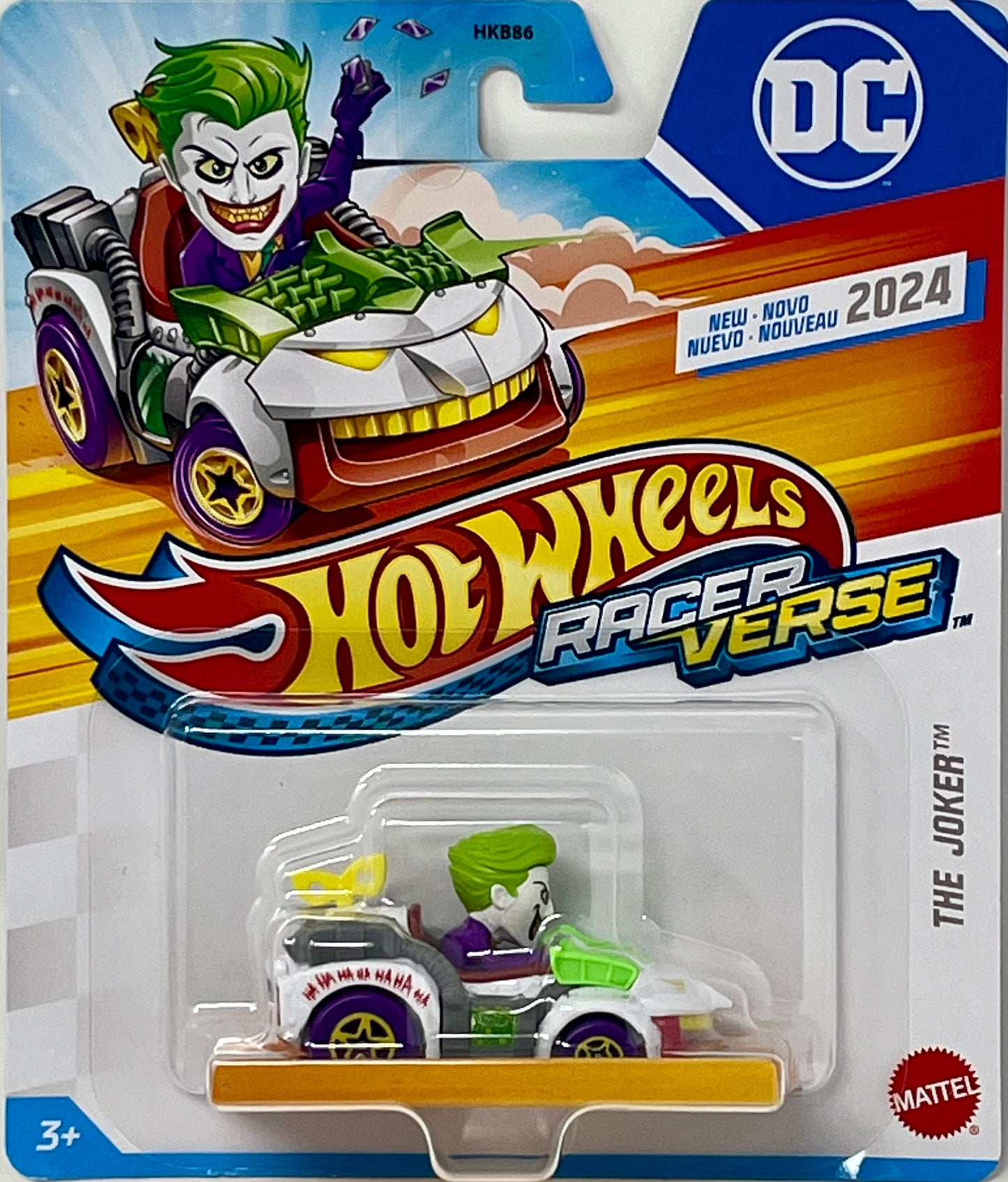 Hot Wheels Racer Verse DC The Joke Mattel