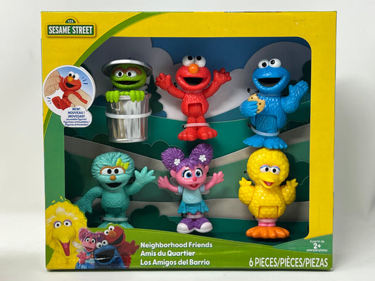 Sesame Street 6-Piece New Neighborhood Friends Poseable Figures