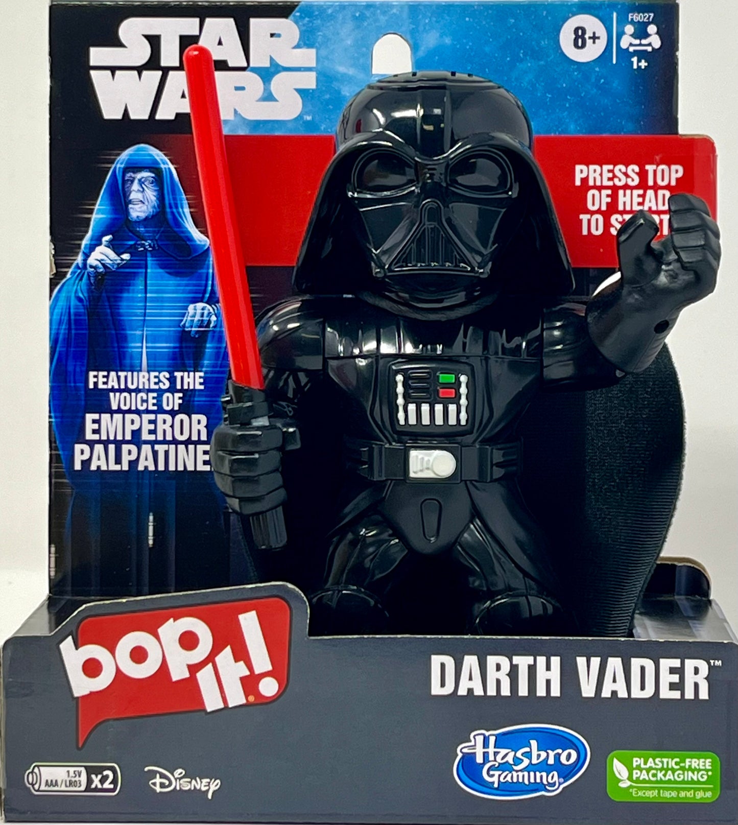 Hasbro Gaming Star Wars Darth Vader Bop It Electronic Game