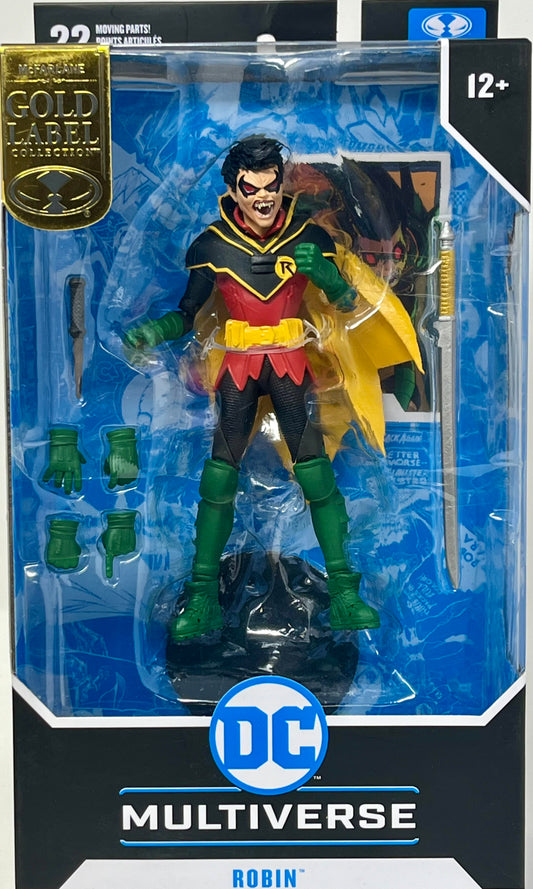 New McFarlane DC Mulitverse Gold Label DC vs Vampires Robin