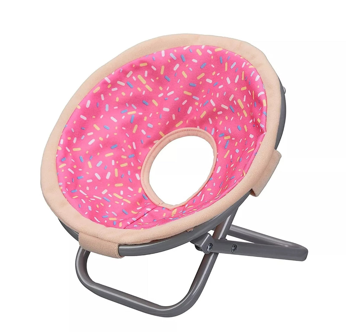 My Life As Pink Donut Saucer Chair for 18" Dolls