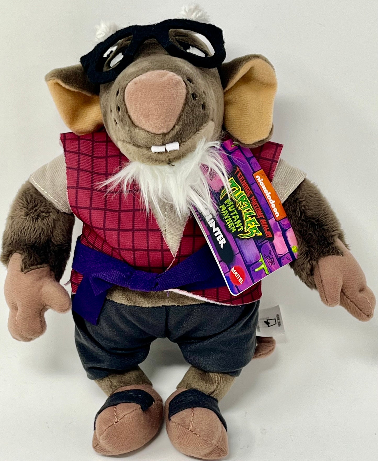 Teenage Mutant Ninja Turtles TMNT Mutant Mayhem Splinter 8” Plush