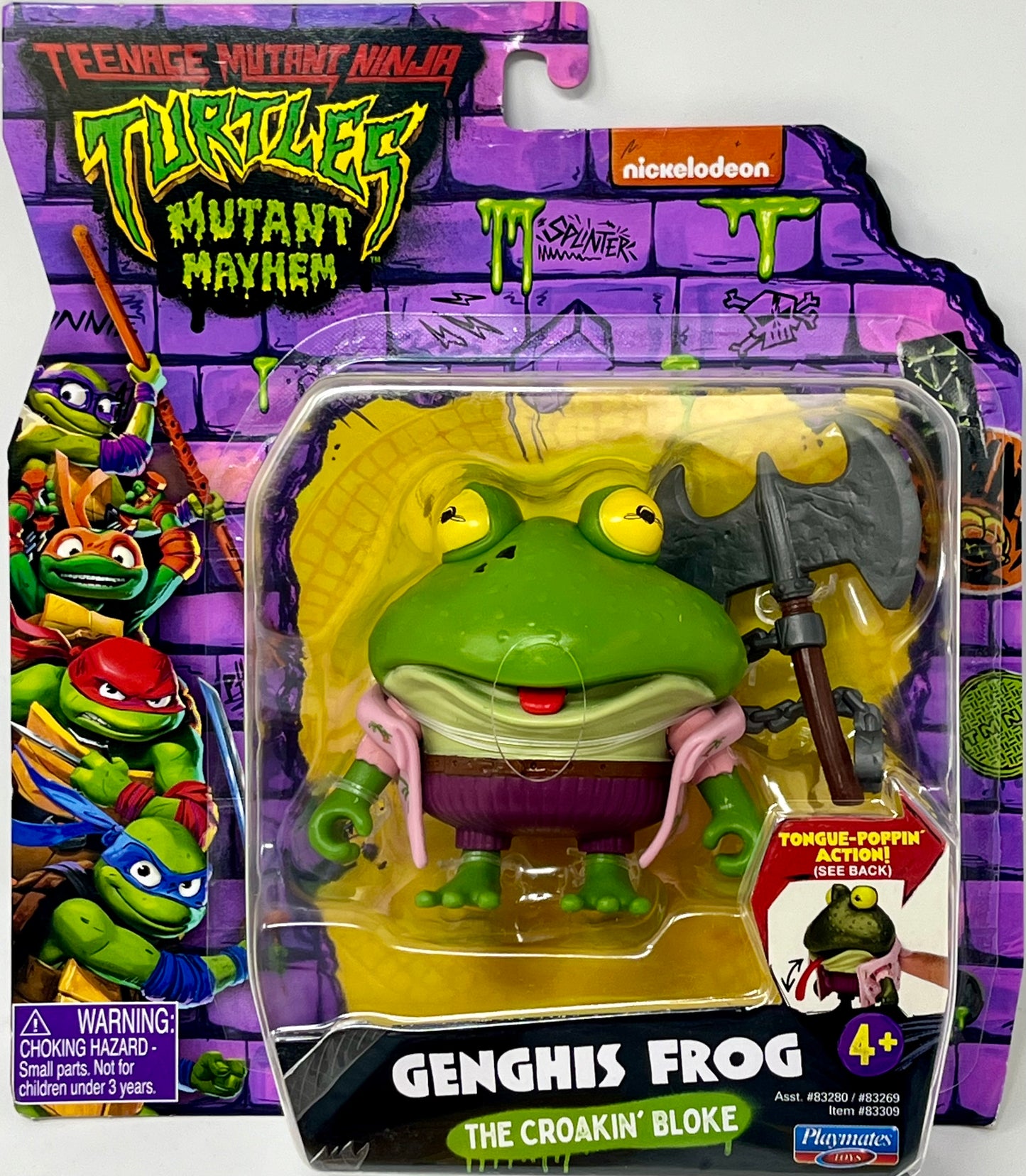 Teenage Mutant Ninja Turtles Mayhem Genghis Frog 3" Action Figure