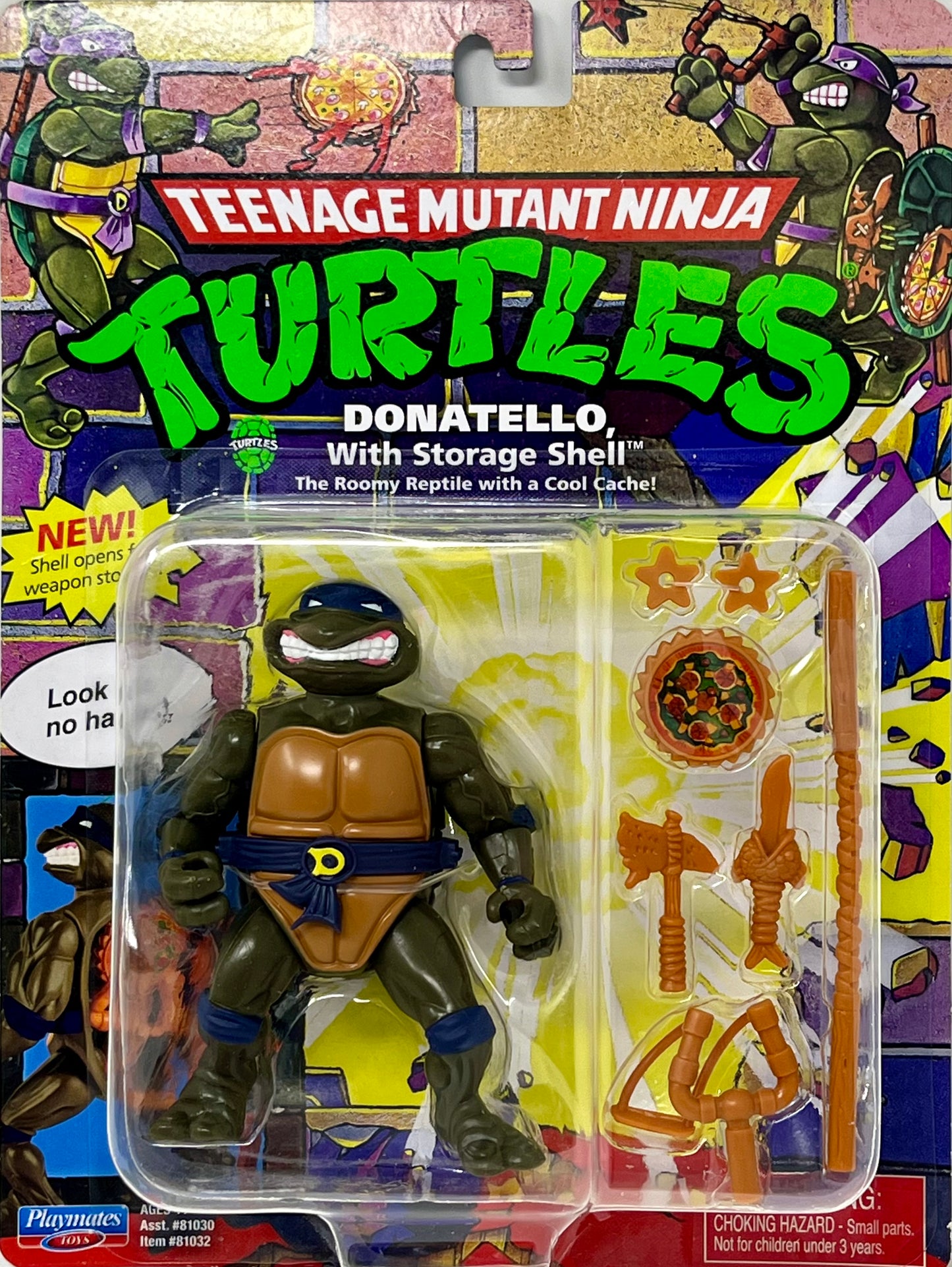 Teenage Mutant Ninja Turtles Donatello Storage Shell Retro Figure