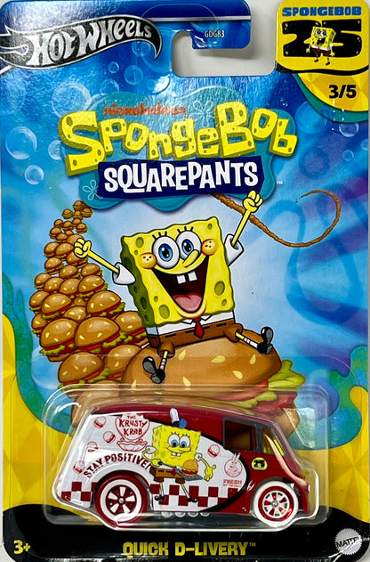 Hot Wheels SpongeBob Quick D-Livery 25th Anniversary 3/5