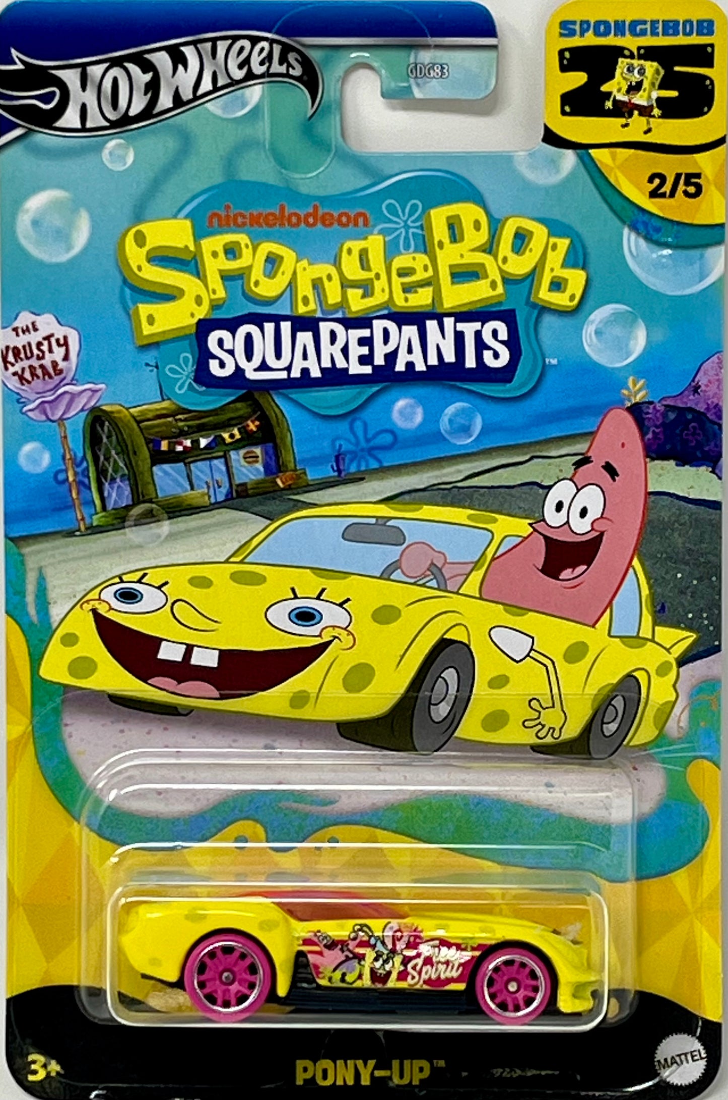 Hot Wheels SpongeBob Pony-UP 25th Anniversary 2/5