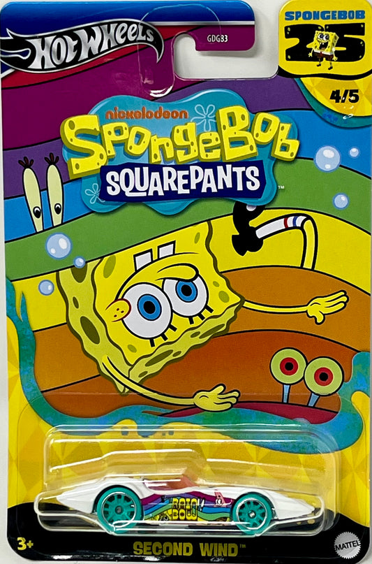 Hot Wheels SpongeBob Second Wind 25th Anniversary Series 4/5