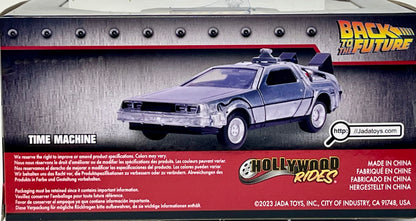 Jada Toys DeLorean DMC Time Machine Silver Back to the Future 1/32