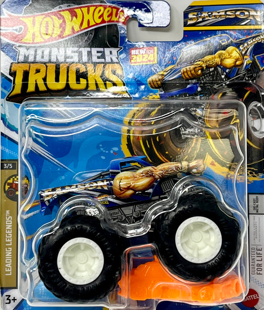 Hot Wheels Monster Trucks Samson Blue Leading Legends