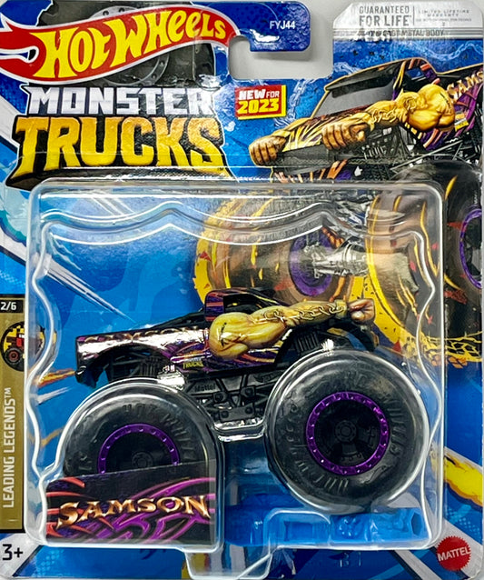 Hot Wheels Monster Trucks Samson Purple Leading Legends 2/6